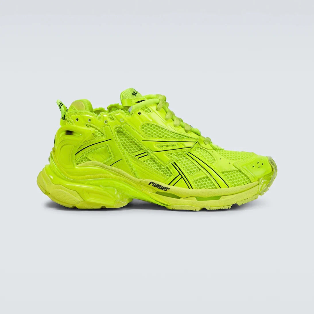 B*lenciaga runner Fluorescent Yellow