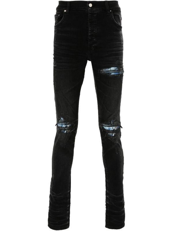 AM*RI Plaid MX1 mid-rise skinny jeans