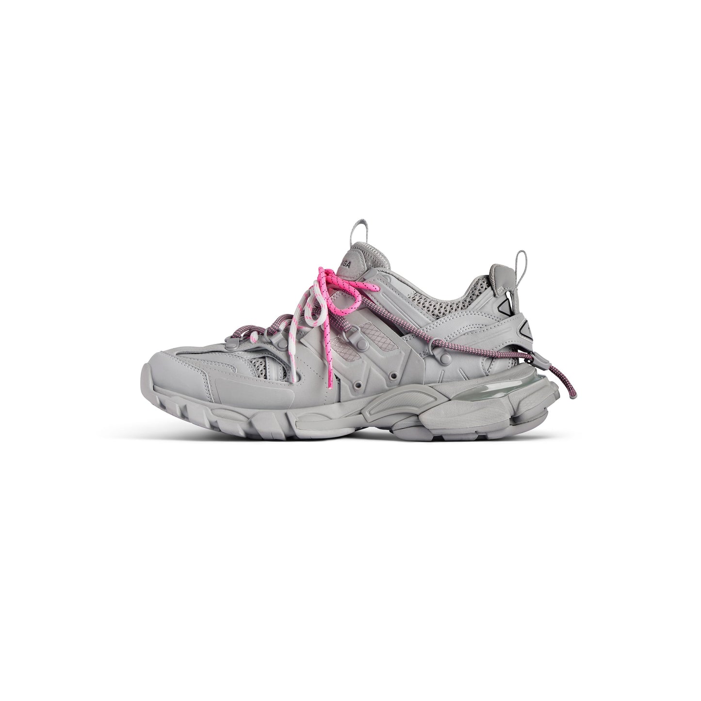B*lenciaga track Trail laces Grey Pink