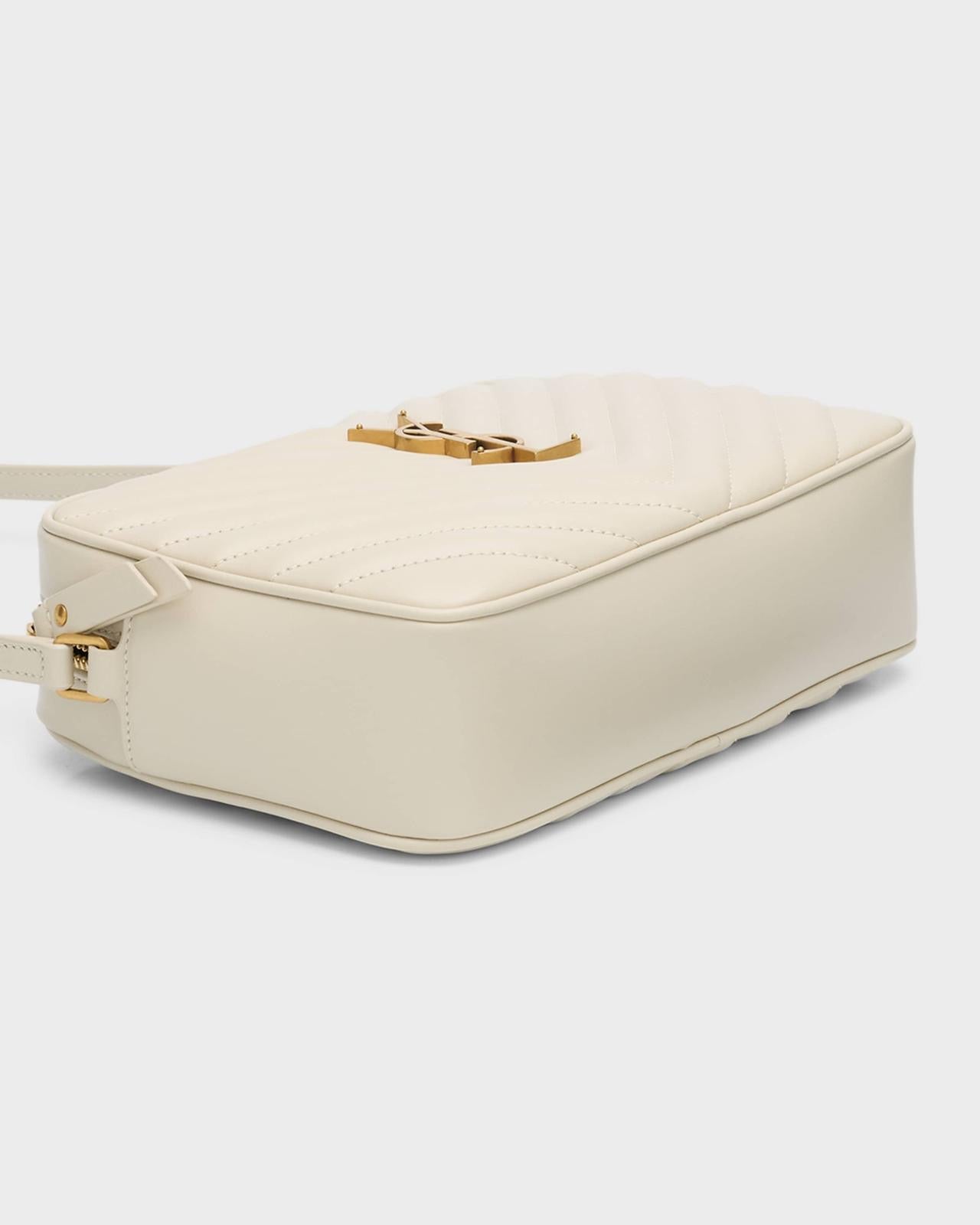 YSLT L*U PADDED LEATHER CAMERA BAG
SOFT CREAM