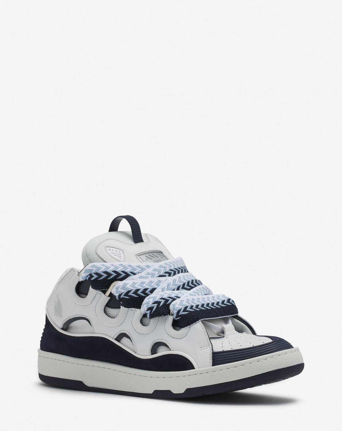 L*nvin curb White/Navy Blue