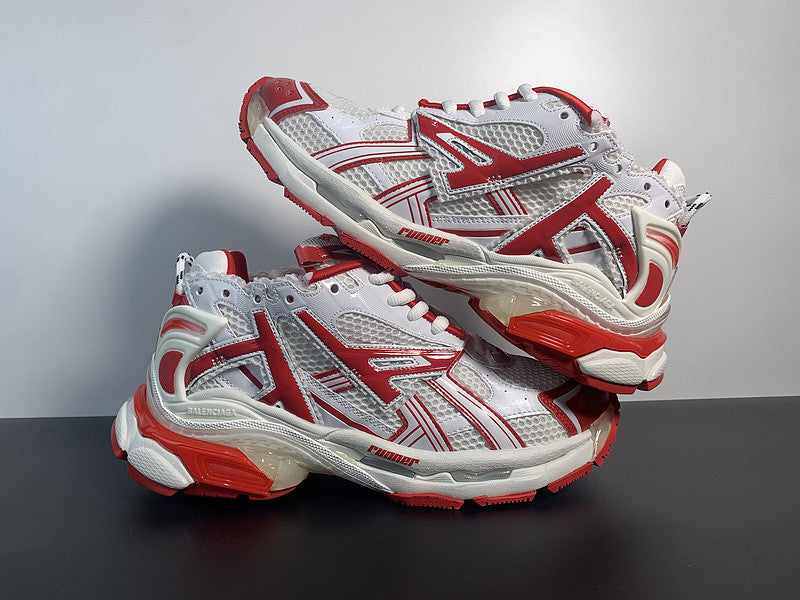 B*lenciaga track red white