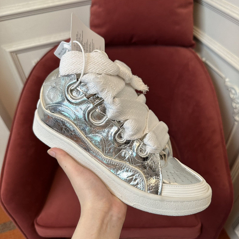 L*nvin curb crinkled metallic