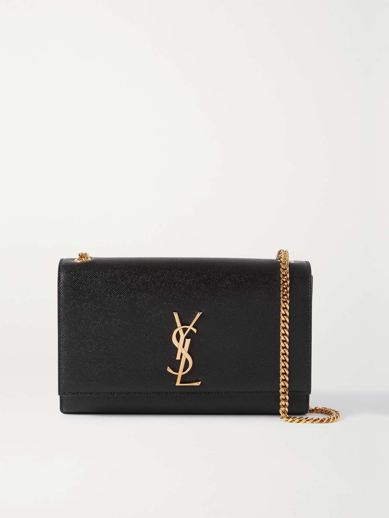 YSLT K*TE MEDIUM IN GRAIN DE POUDRE EMBOSSED LEATHER Black Bag