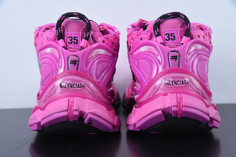 B*lenciaga runner dark pink
