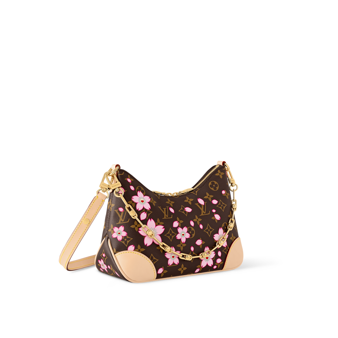 L*V*T Handbag Monogram Flower pink
