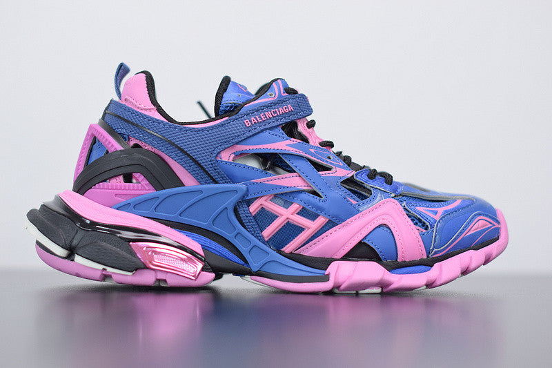 B*lenciaga Track 2 Blue Pink