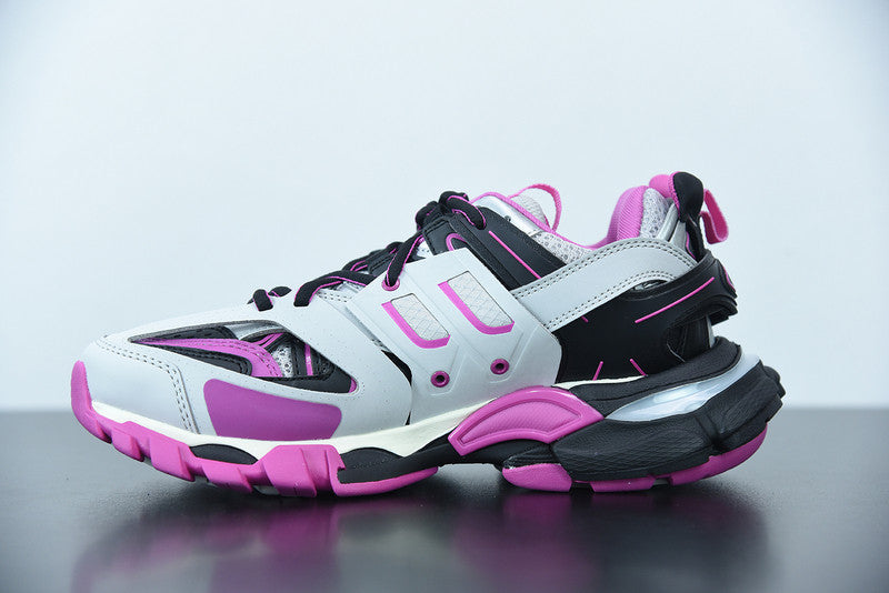 B*lenciaga Track LED Grey Pink Black