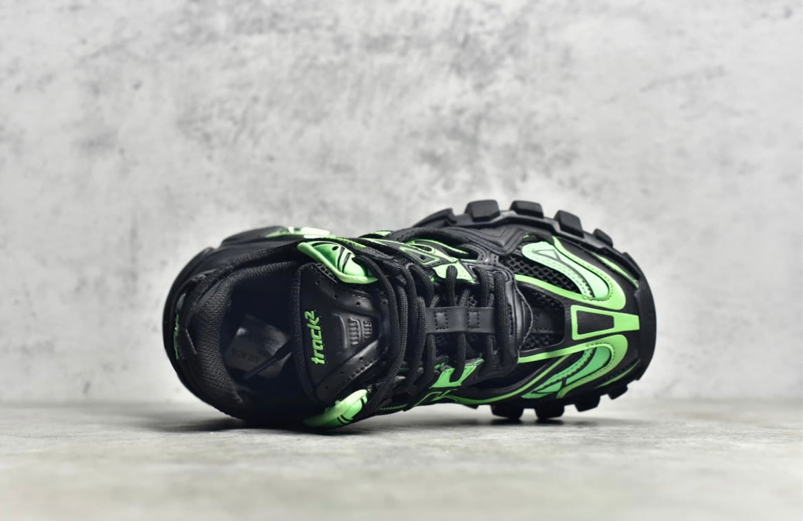 B*lenciaga Track 2 Black green