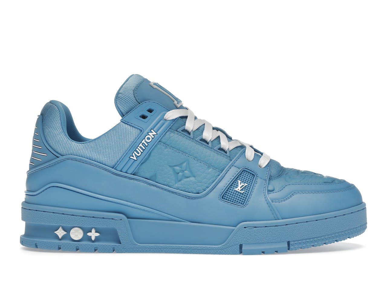 L*VT Blue with embossed monogram