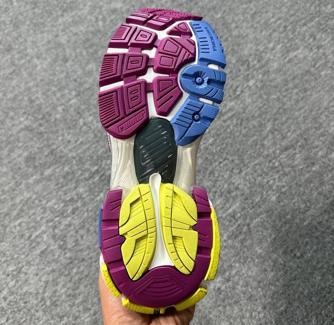 B*lenciaga runner WHITE/BLUE/PURPLE/YELLOW