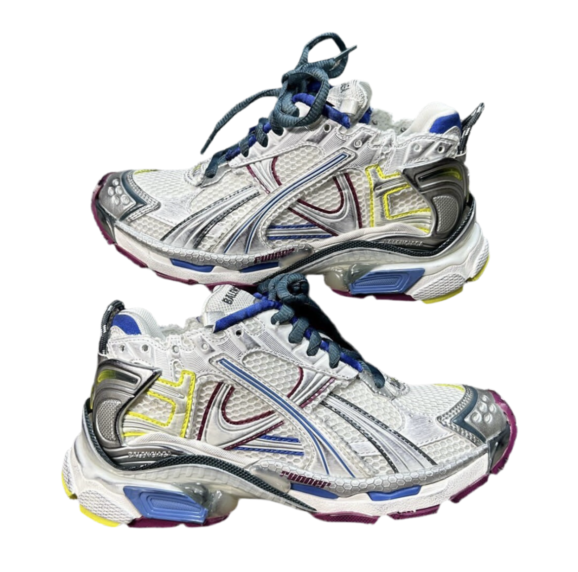 B*lenciaga runner WHITE/BLUE/PURPLE/YELLOW