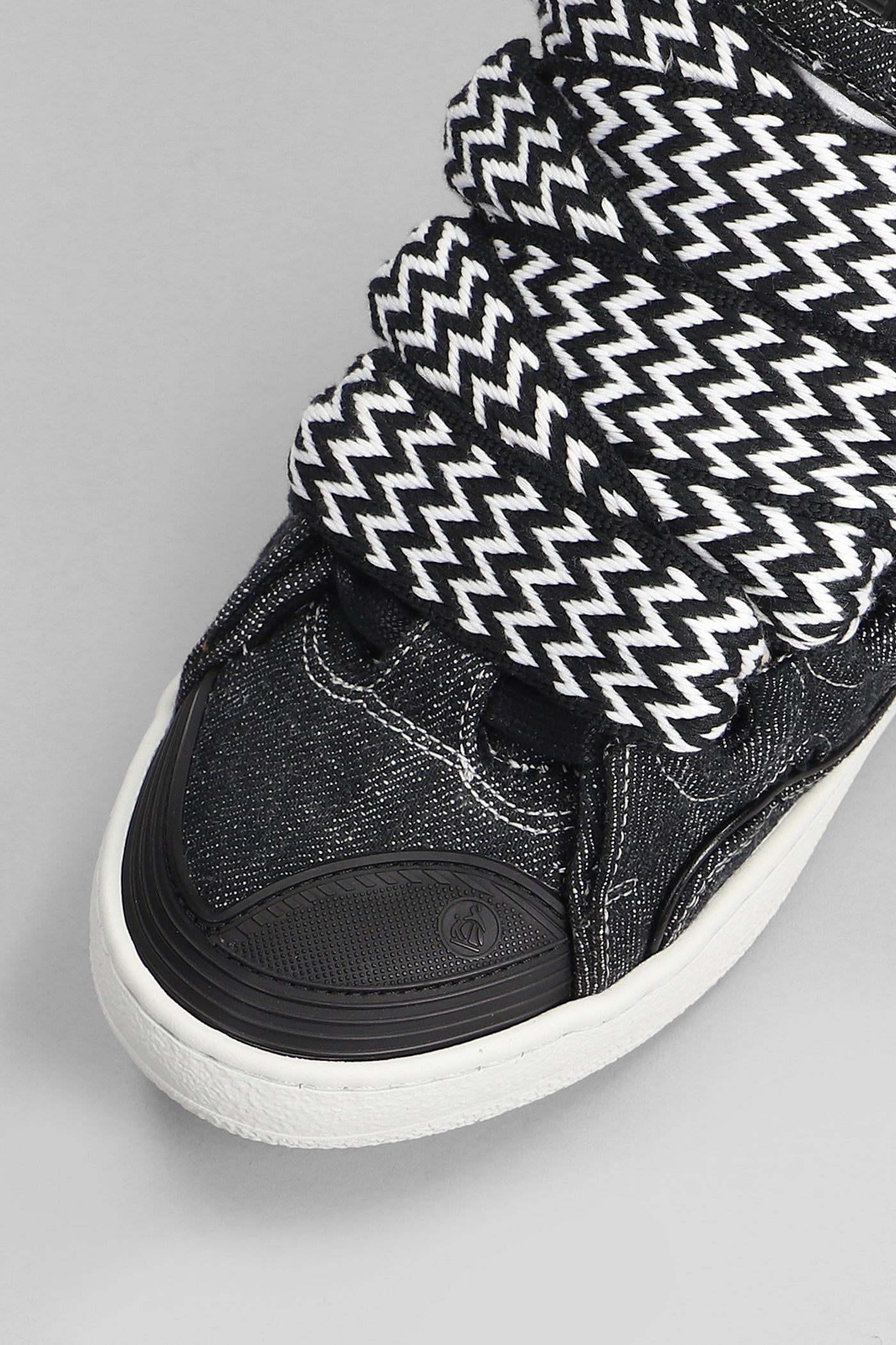 L*nvin curb black white denim