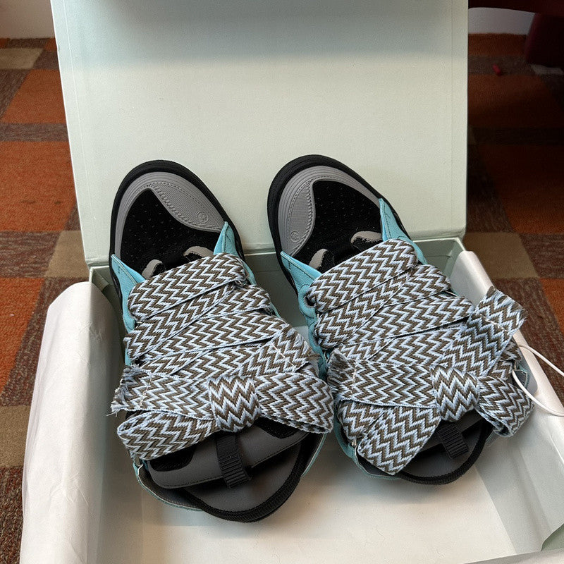 L*nvin curb light blue and grey black