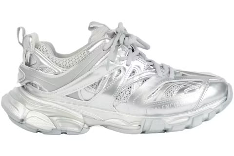B*lenciaga Track triple silver