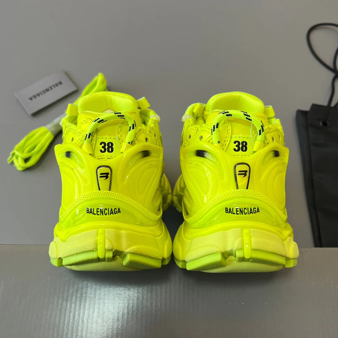 B*lenciaga runner Fluorescent Yellow