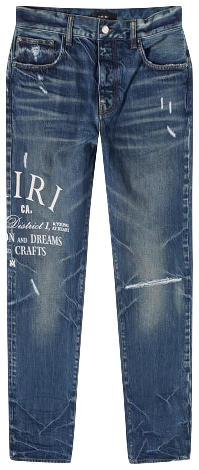 AM*RI Arts District Embroidered Jeans River Indigo
