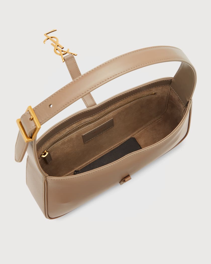 YSLT Le 5 A 7 YSL Shoulder Bag in Smooth Leather GREYISH BROWN
