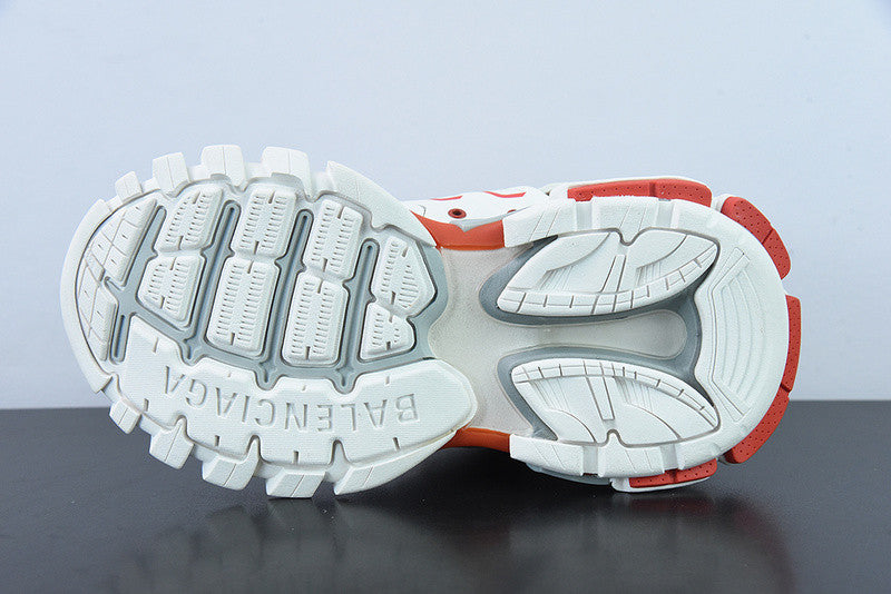 B*lenciaga Track White Red