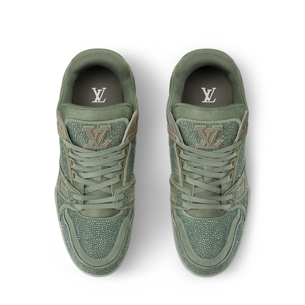 L*VT Khaki Green Swarovski