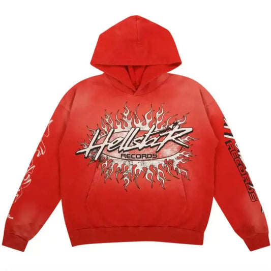 H*llstar Records Hoodie Red