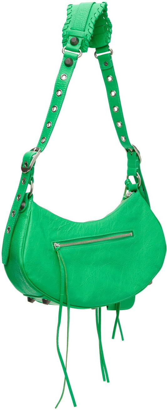 B*lenc*aga Le c*gole XS shoulder bag Green