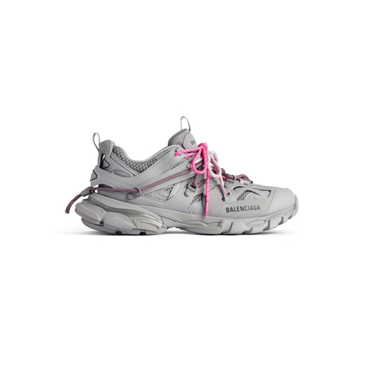 B*lenciaga track Trail laces Grey Pink