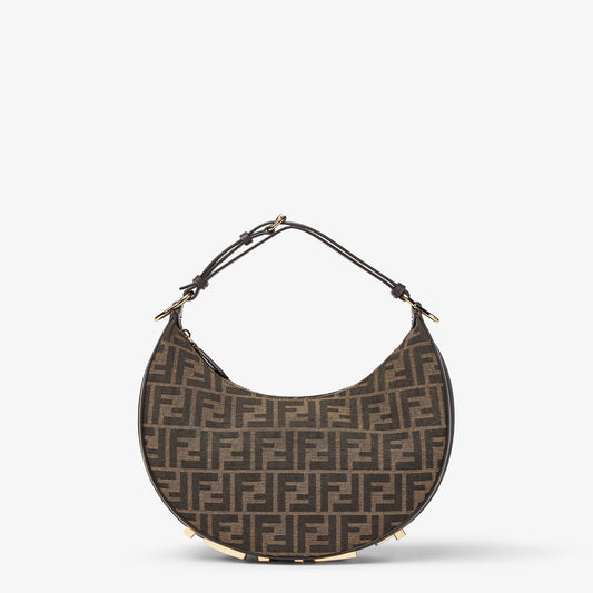 F*ndigr*phy Small
Br*wn FF j*cq*ard fabric bag
