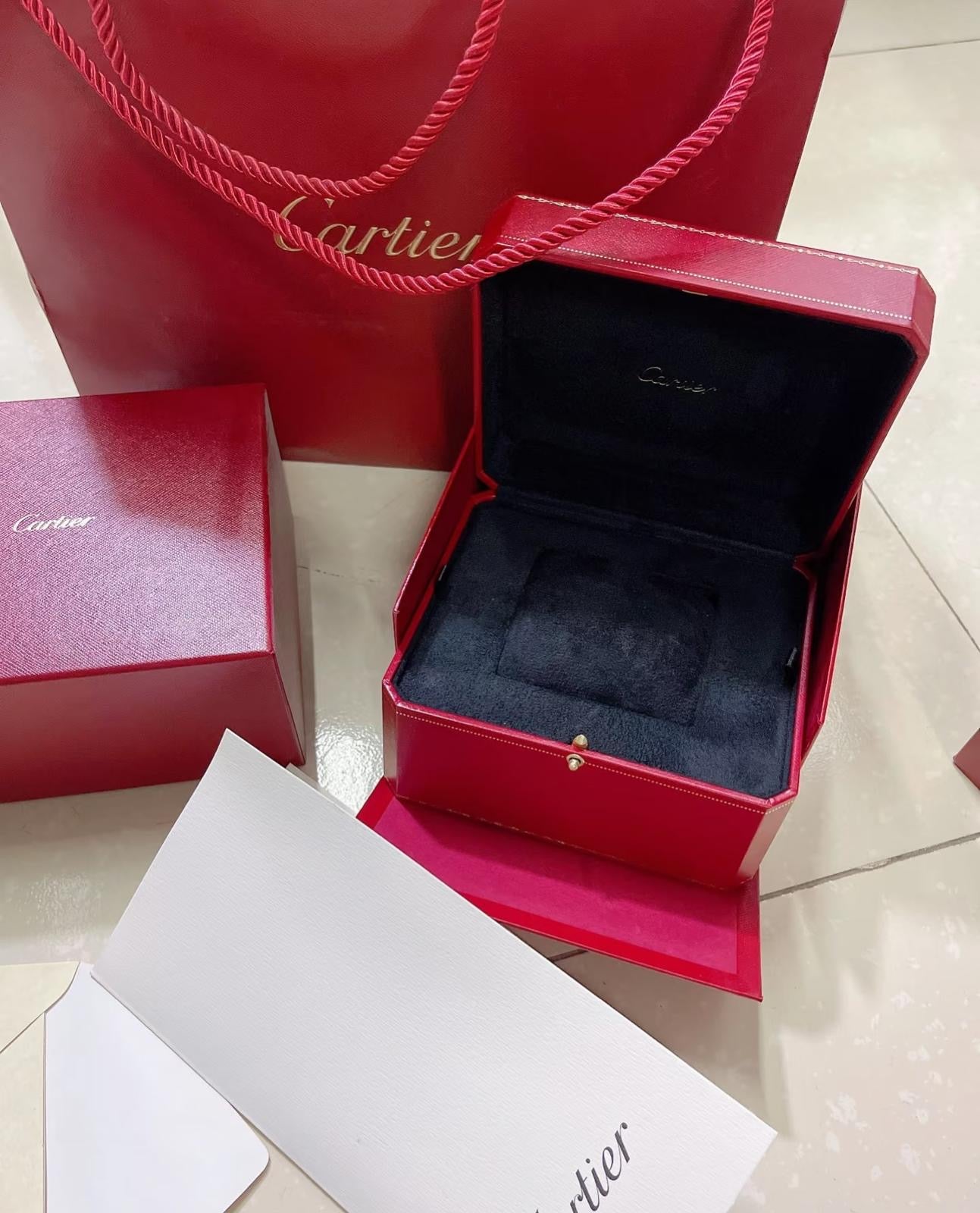 Cartier Santos Vvs Moissanite white