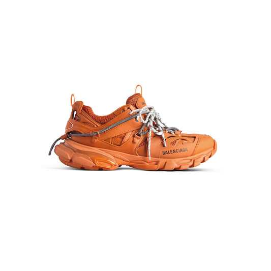 B*lenciaga track Trail laces Orange Grey