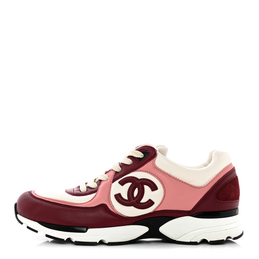 Cha low top trainer Light Burgundy White Pink