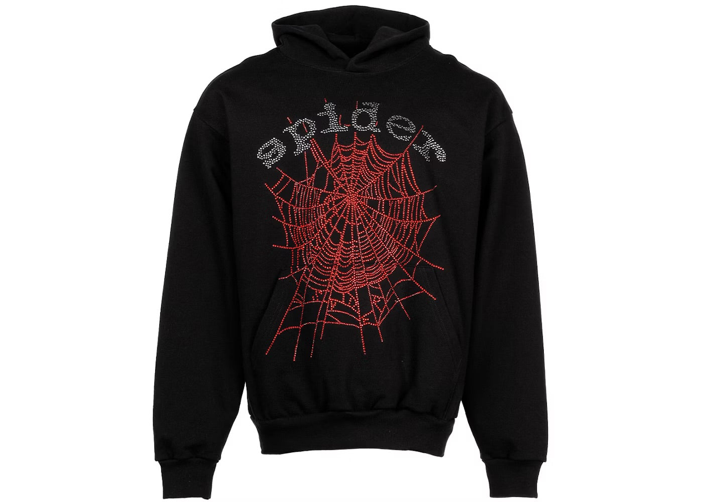 Sd Hoodie black rhinestone