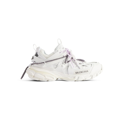 B*lenciaga track  Trail laces White Lilac
