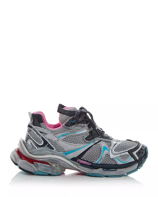 B*lenciaga Runner 2.0 Grey/Blue/Pink