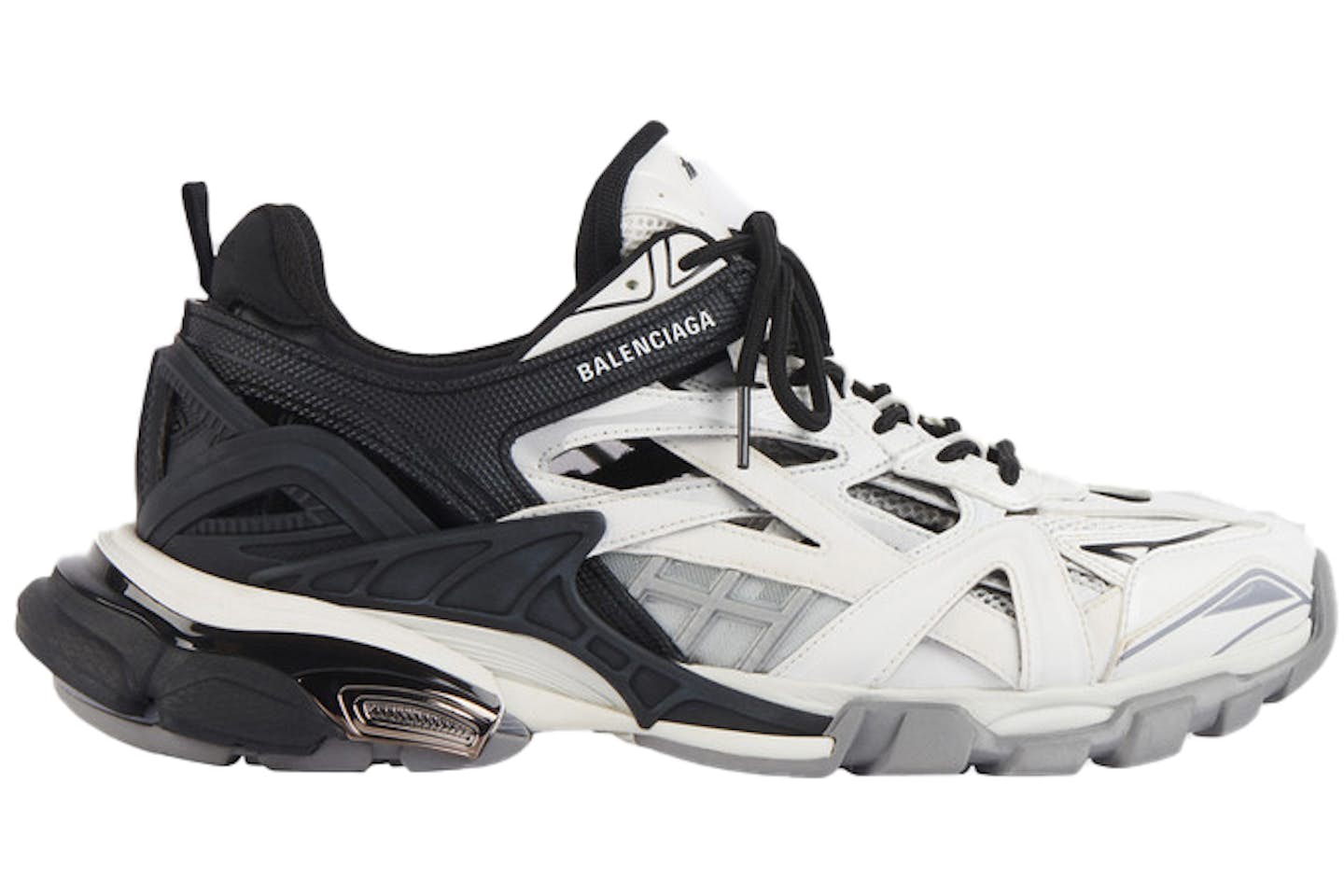 B*lenciaga Track 2 white and Black