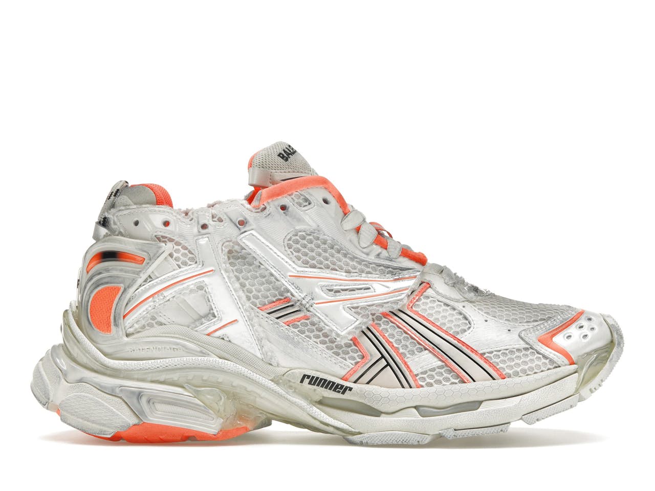 B*lenciaga Runner Trainer Fluo Orange