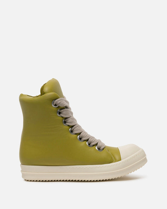 Rick Jumbo Lace Up Cushioned Sneakers Olive