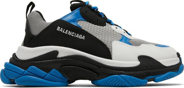 B*lenciaga Triple S grey blue black