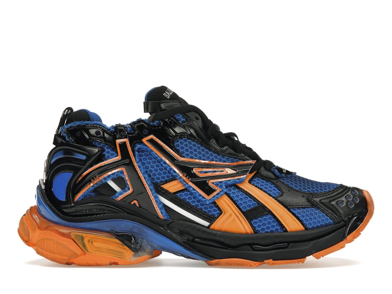 B*lenciaga Runner Blue Orange Black