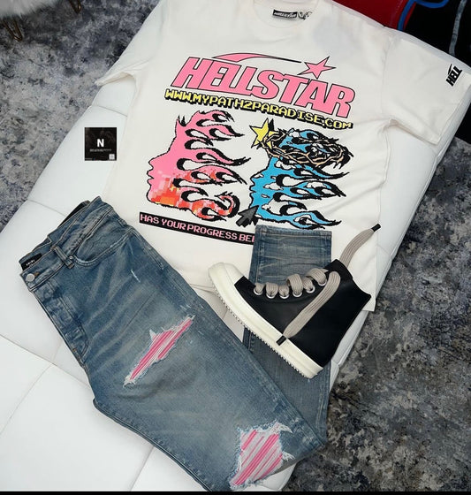 HS T-shirt xAm*ri Jeans x Rick