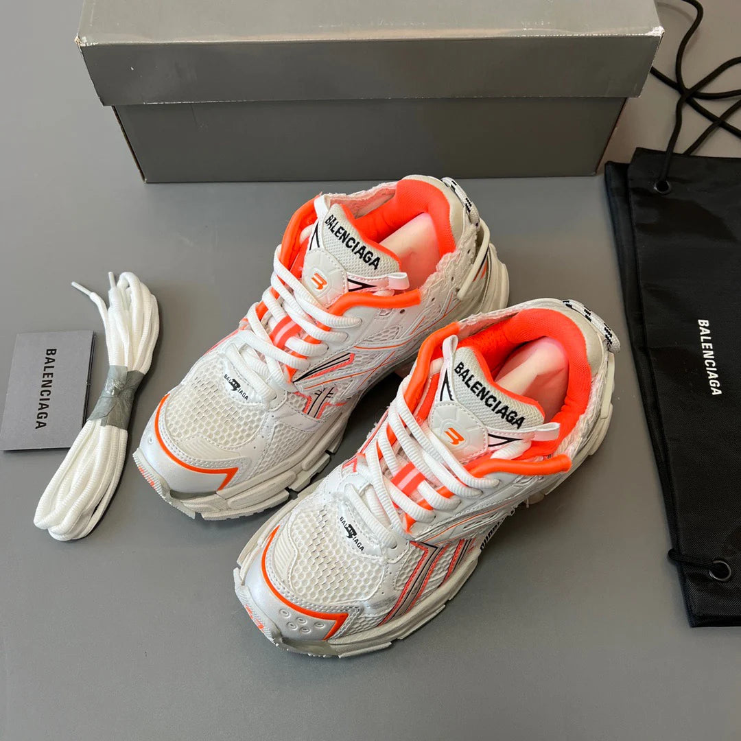 B*lenciaga Runner Trainer Fluo Orange