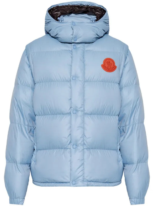 M*ncler Cyclone jacket light blue
