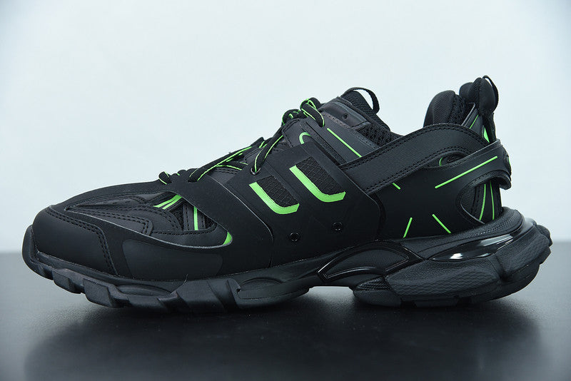 B*lenciaga Track black Green