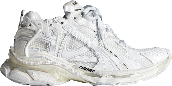 B*lenciaga runner white