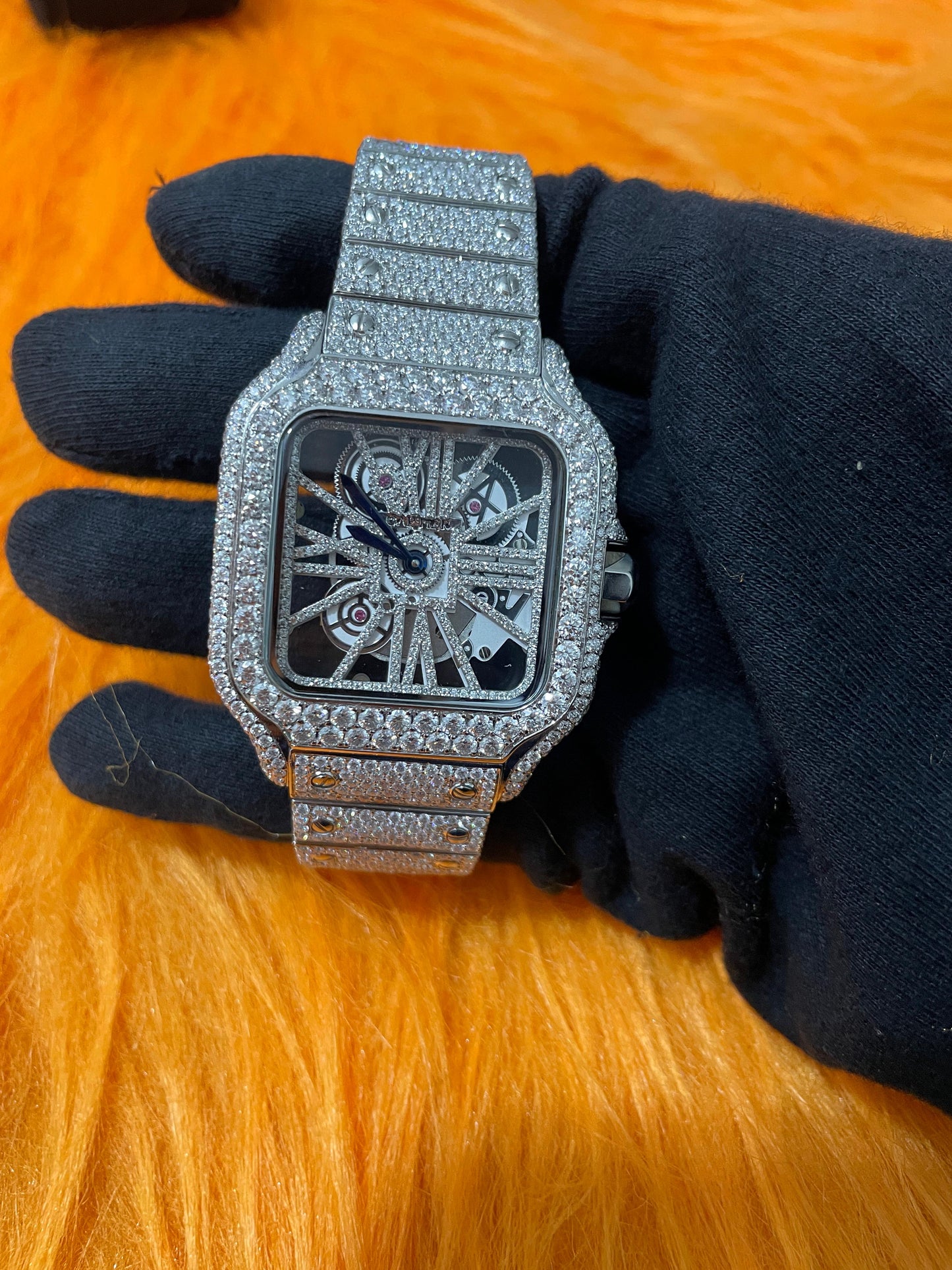 Skeleton x Vvs Moissanite white