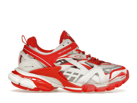 B*lenciaga Track White Red