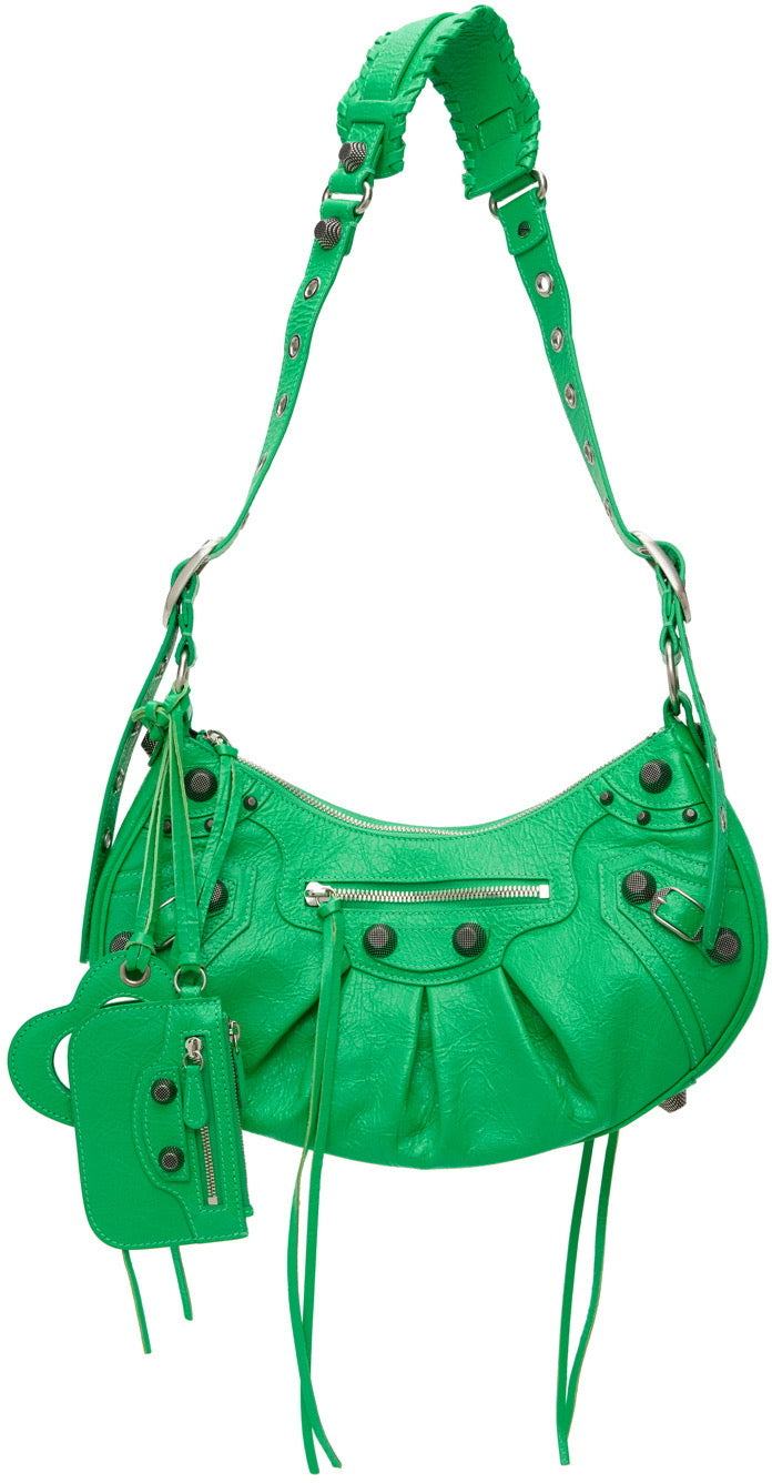 B*lenc*aga Le c*gole XS shoulder bag Green