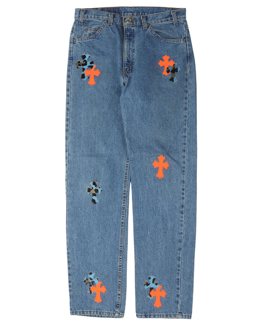 C*H JEANS Blue Orange
