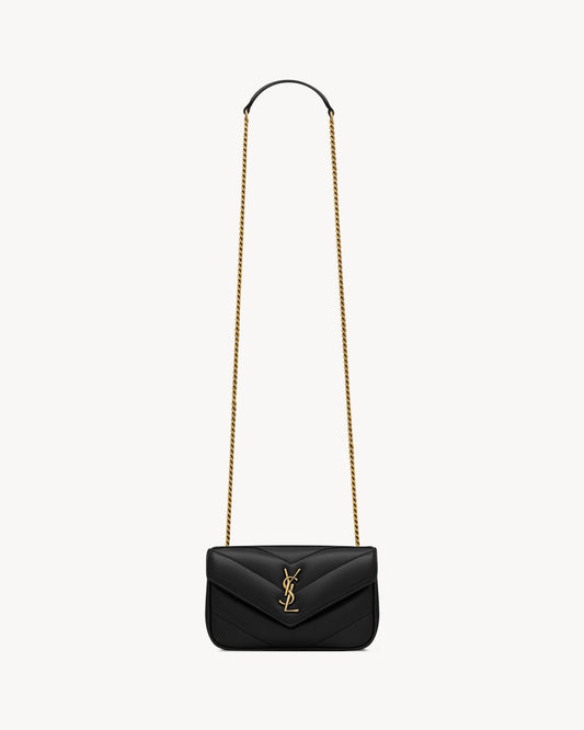 YSLT LO*L*U MINI IN LAMBSKIN Bag BLACK