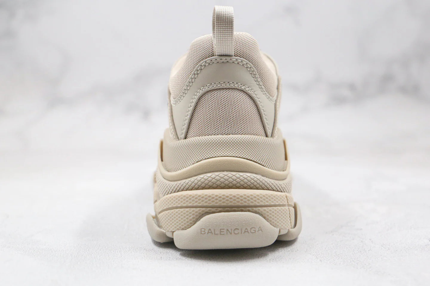 B*lenciaga triple S beige